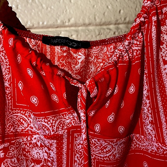 PaperMoon bandana crop top - Picture 3 of 3